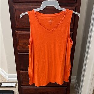 J. Jill Bright Orange Tank Top